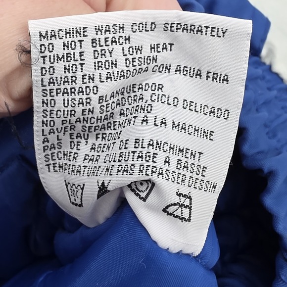 Vintage Logo 7 Kentucky Wildcats Blue Puffer Full Zip Hooded Jacket Men's Sz L - Picture 8 of 13